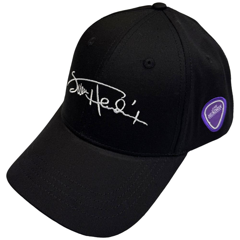 Jimi Hendrix - Signature Logo Baseball cap - Schwarz